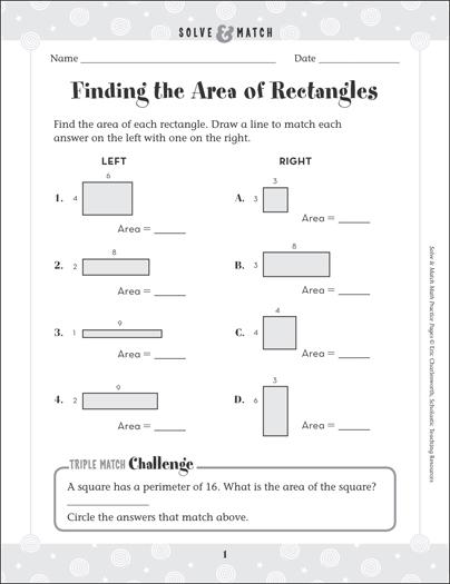 100 EPIC Best 6 4 Skills Practice Rectangles Answer Key With Work 