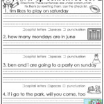 1st Grade Language Arts Worksheets Education Fun Kids Preschool