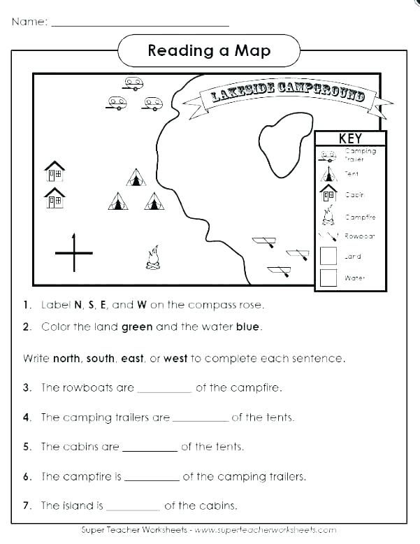 1st Grade Map Skills Worksheets Social Studies Worksheets Map Skills 