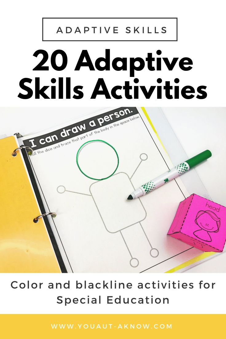 20 Adaptive Skills Activities For The Special Education Classroom In 
