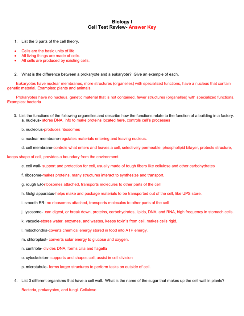 29 Cell Structure And Function Skills Worksheet Support Worksheet