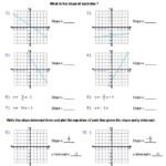 3 4 Equations Of Lines Worksheet Answers Glencoe Geometry Tessshebaylo