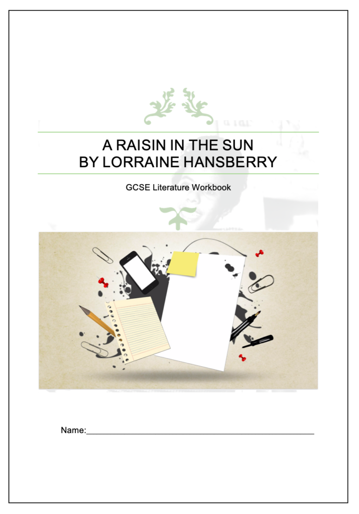  A Raisin In The Sun Reading Activity Booklet Ms Duckworth