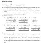 Algebra Worksheets Grade 6 6th Grade Math Worksheets For Sixth