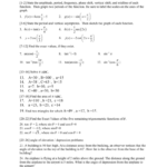 Answer Key Precalculus Worksheets With Answers 2 Calculus