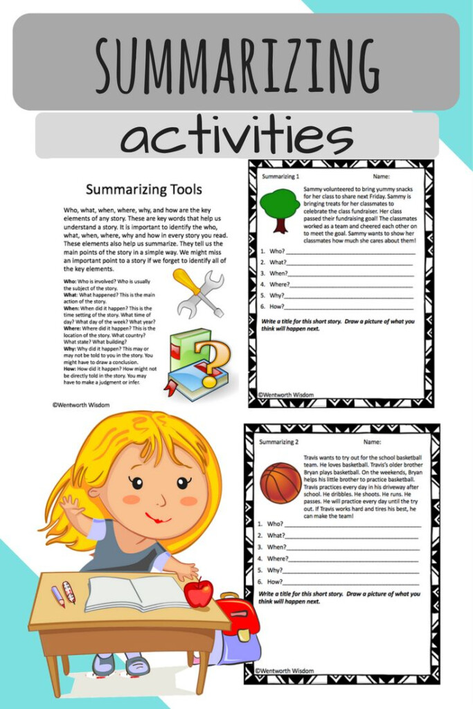 Are You Looking To Enhance Your Student s Summarizing Skills While In A 