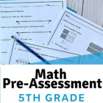 Beginning Of The Year 5th Grade Math Pre Assessment In 2020 5th Grade