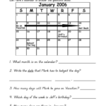 Calendar Math Worksheet Calendar Math Calendar Worksheets