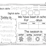 Calendar Time In Kindergarten Miss Kindergarten Calendar Math