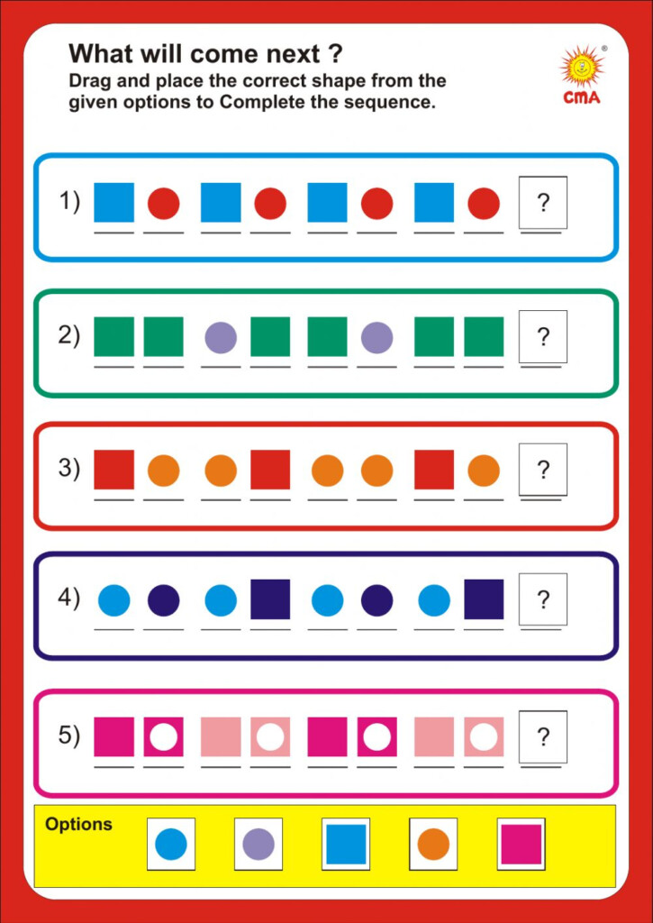 Cognitive Skills Worksheet