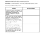 Communication Worksheets 5 OptimistMinds