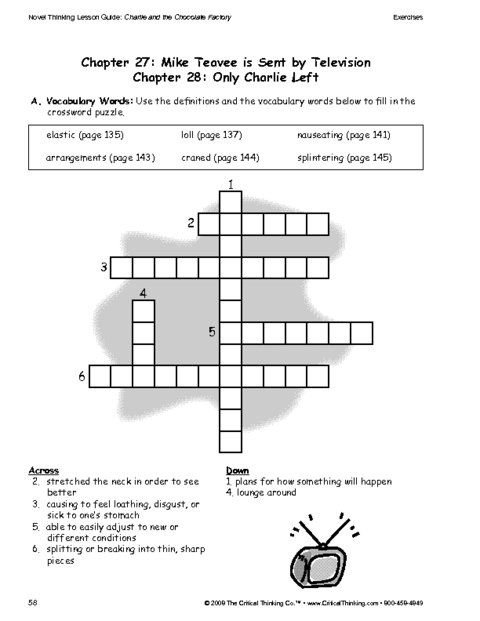 Critical Thinking Worksheet Grades 6 8 Vocabulary Education World