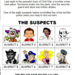 CSI Math Activity Use Math To Find Out Who Committed The Crime Math