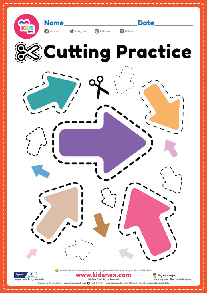 Cutting Activities For Fine Motor Skills Free Printable PDF