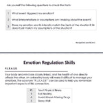 DBT Emotion Regulation Skills Worksheet Therapist Aid Dialectical