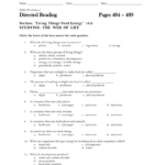 Directed Reading 18 2 Worksheet