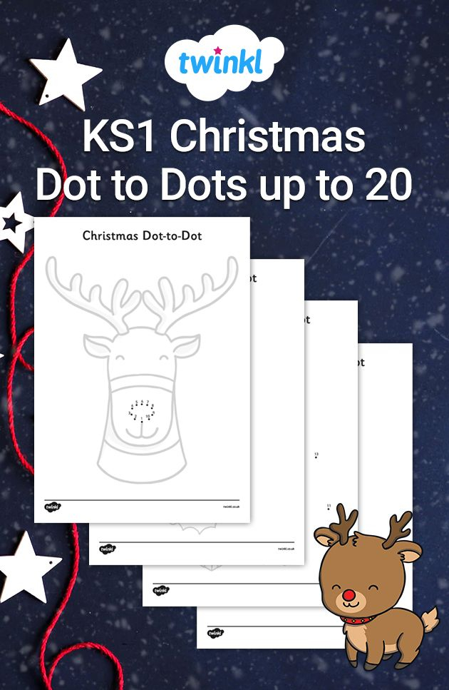 Download This Fantastic KS1 Dot to dot Sheets Pack As A Great Festive 