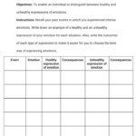 Emotional Regulation Worksheets 7 OptimistMinds