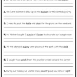 Free Printable 6th Grade Writing Worksheets Learning How To Read