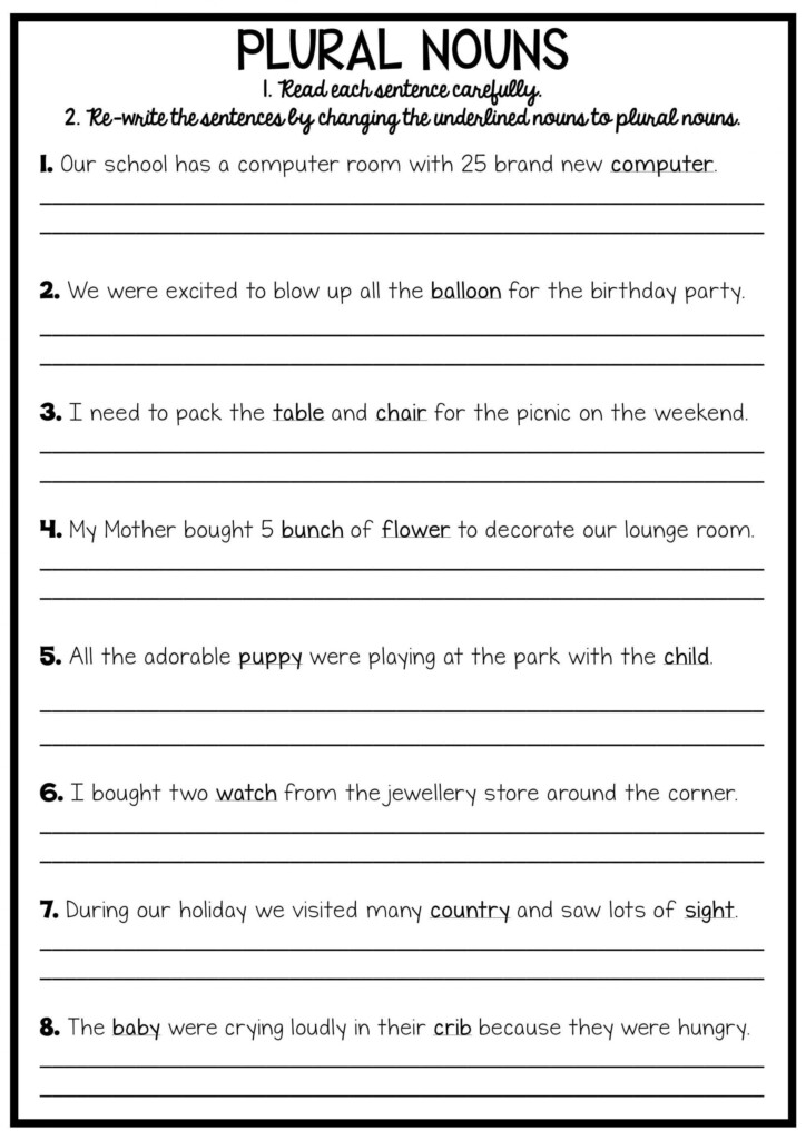 Free Printable 6th Grade Writing Worksheets Learning How To Read