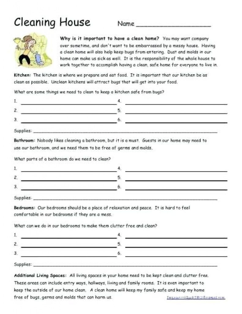 Free Printable Life Skills Worksheets For Adults Printable Worksheets