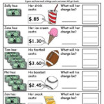 FREE Printable Making Change Money Worksheet Money Worksheets Like