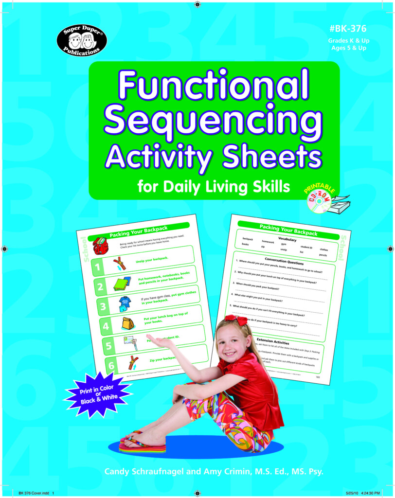 FUNCTIONAL SEQUENCING ACTIVITY SHEETS FOR DAILY LIVING SKILLS 