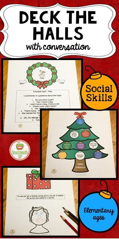 Grab This Holiday Themed Social Concept Packet To Work On Topic 