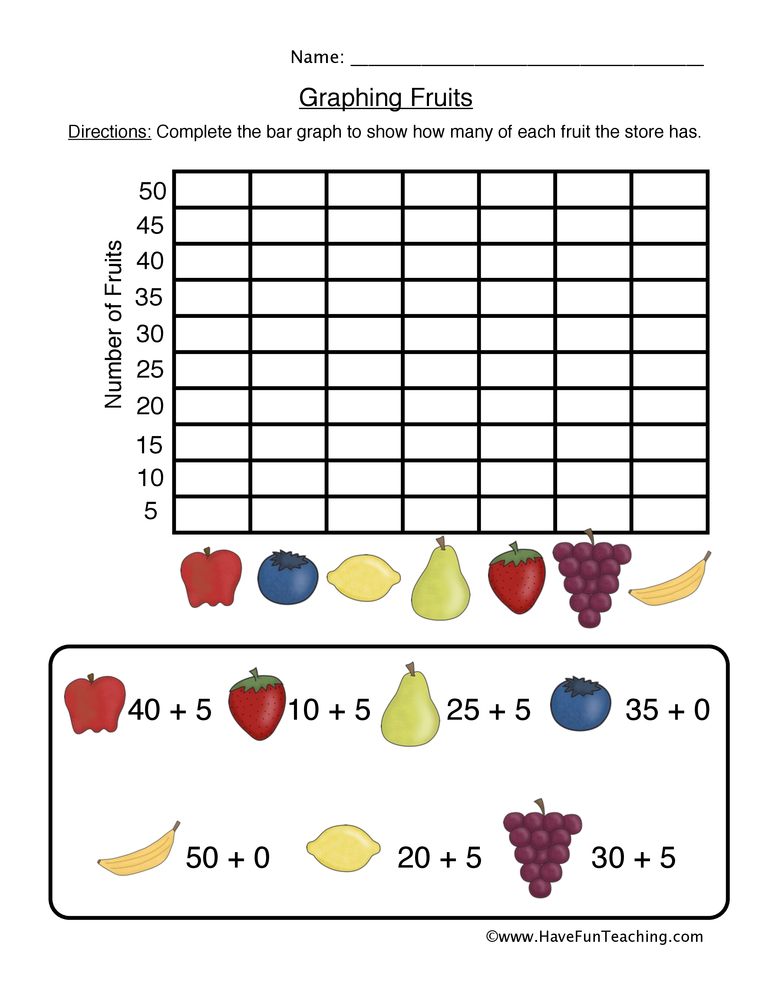 Graphing Worksheets Have Fun Teaching