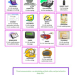 HANDOUT MEANS OF COMMUNICATION Worksheet Free ESL Printable