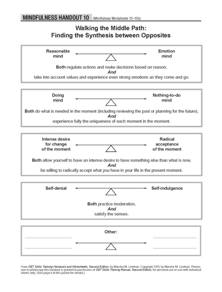 Healing Schemas Dbt Skills Worksheets Dbt Therapy Worksheets 