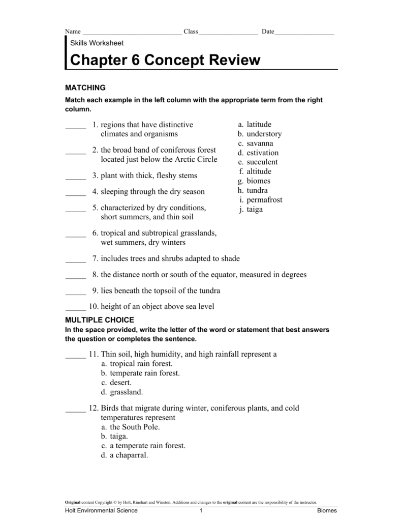 Holt Environmental Science Skills Worksheet Answer Key Ivuyteq