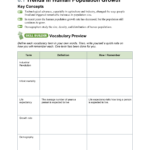 Human Population Growth Worksheet Answer Key Nidecmege