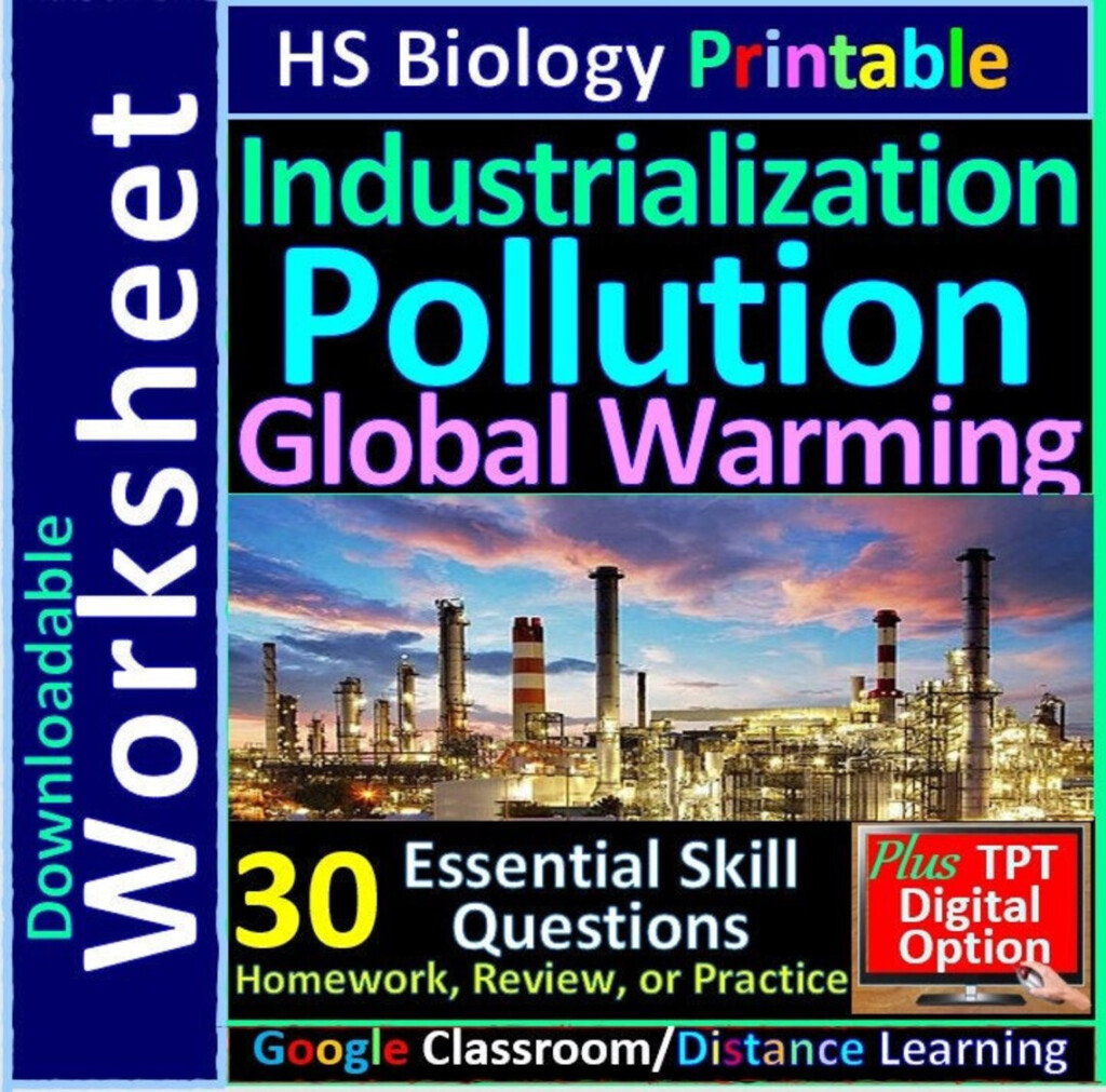 Industrialization Pollution Global Warming Living Etsy