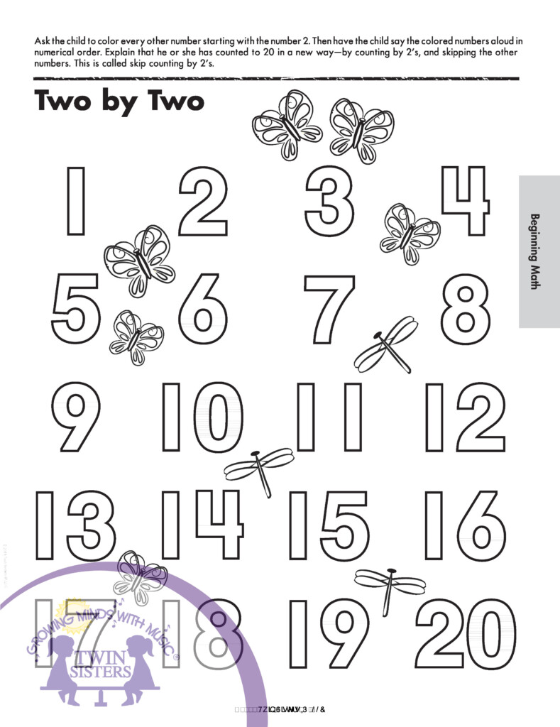 Kindergarten Skill Builder Beginning Math Twin Sisters