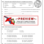 Latitude And Longitude Worksheet Answer Key Promotiontablecovers