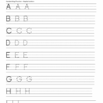 Letter Practice 1 Letter Worksheets For Preschool Capital Letters
