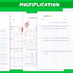 Multiplication Skills Builders With 6th Grade Math Multiplication