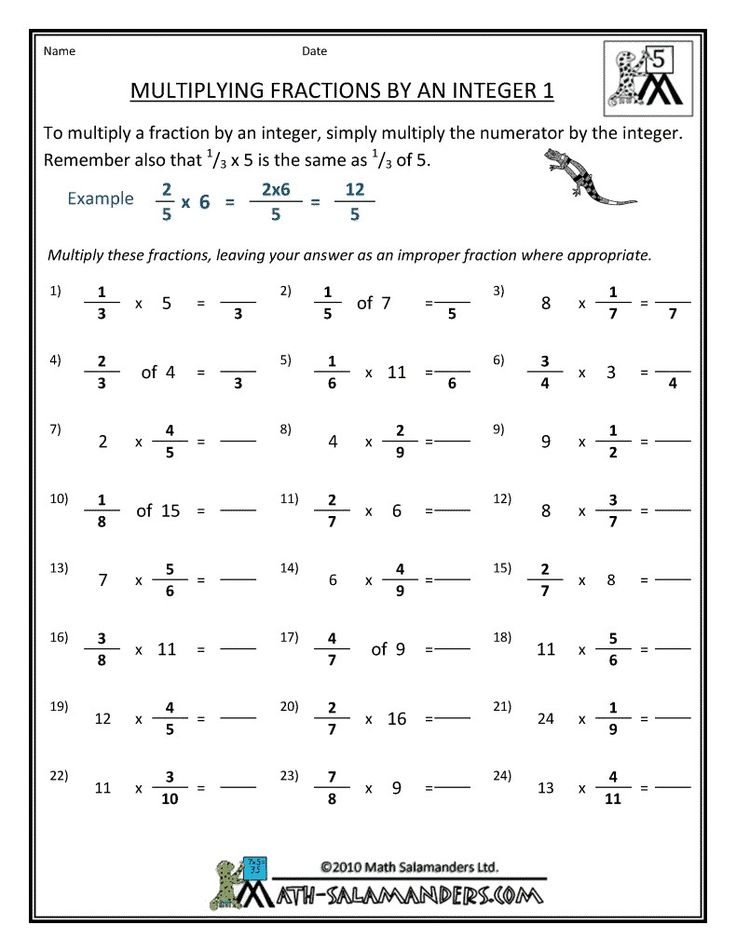 Math Skills Worksheets 7th Grade