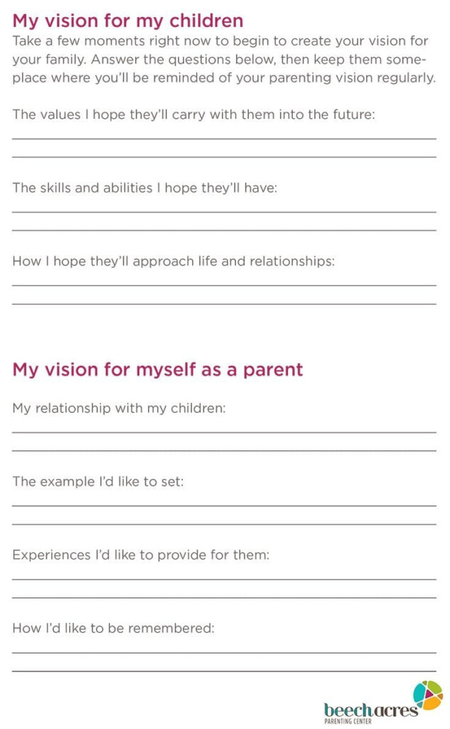 Parenting Skills Worksheets Pdf Your 10 Point Guide On How To Be More 