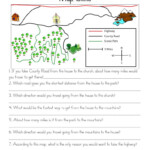 Parts Of A Map Worksheet 5th Grade In 2020 Map Skills Worksheets Map