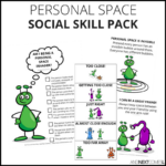 Personal Space Social Skill Pack Social Skills Activities Social