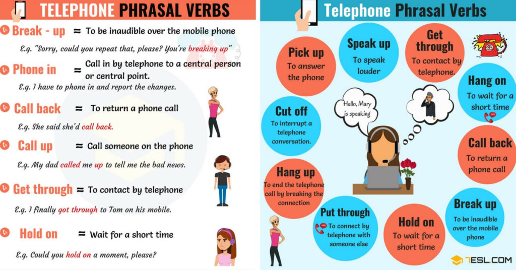 Phrasal Verbs Topics Archives 7ESL