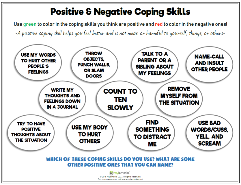 Positive Negative Coping Skills