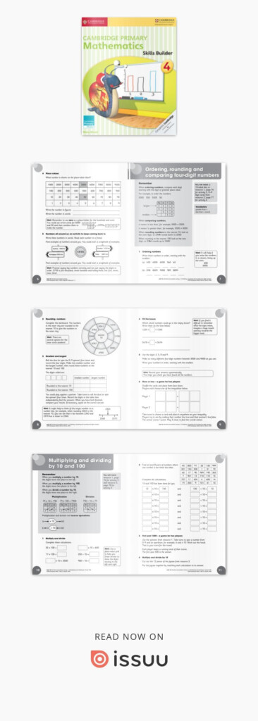 Preview Cambridge Primary Mathematics Skills Builder 4 Cambridge 