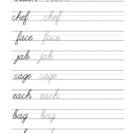 Printable Handwriting Worksheets For Adults After Stroke Learning How