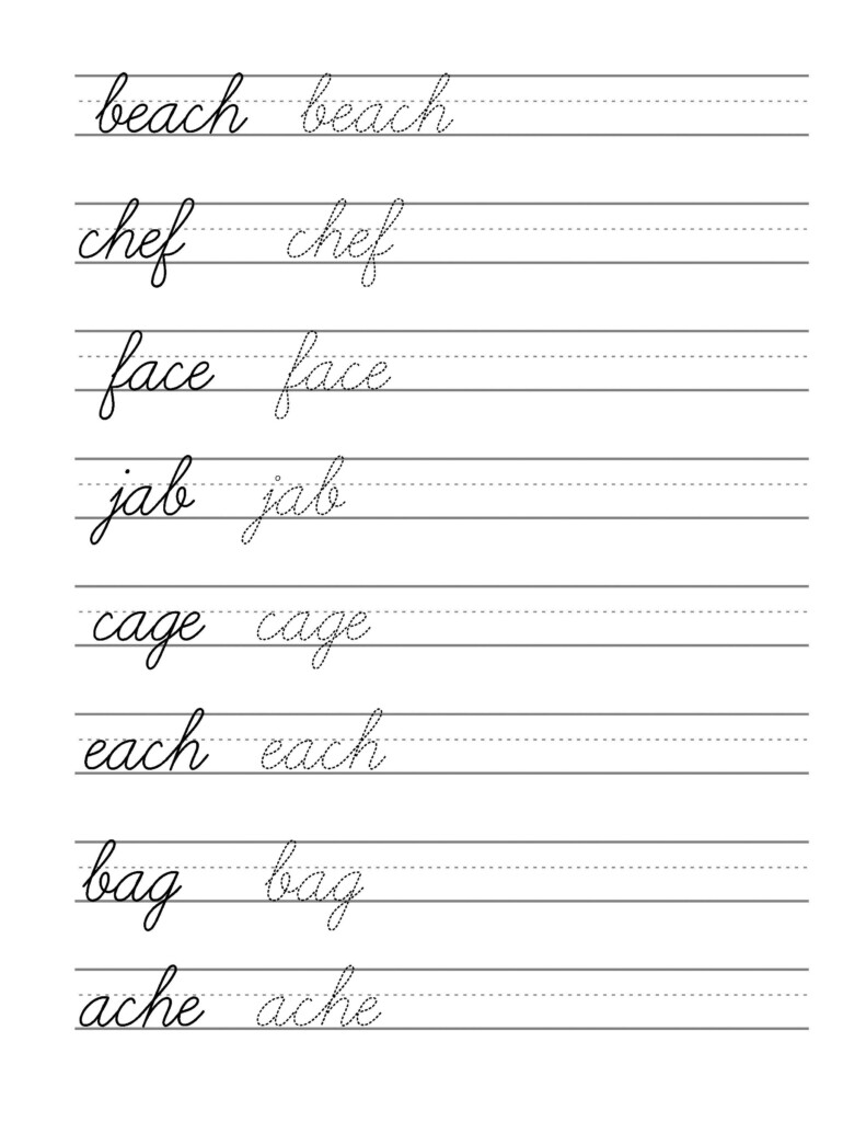 Printable Handwriting Worksheets For Adults After Stroke Learning How 