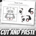 Printable Panda Puzzle Preschool And Kindergarten Cut And Paste