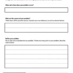 Problem Solving Packet Worksheet Therapist Aid