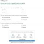 Quiz Worksheet High School Study Skills Study Free Printable